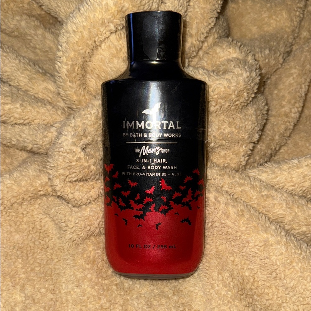 Brand New Halloween Men’s Body Wash Immortal Scent 🦇 ❤️